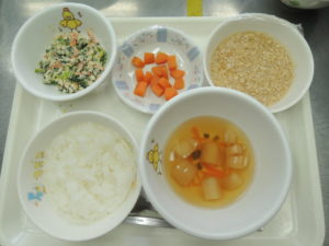 4月21日の離乳食