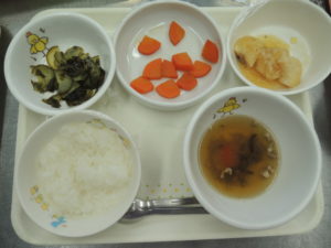 7月24日の離乳食(後期)