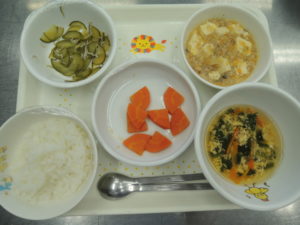 8月6日の離乳食(後期)