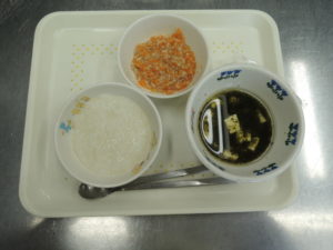 8月17日の離乳食（中期）