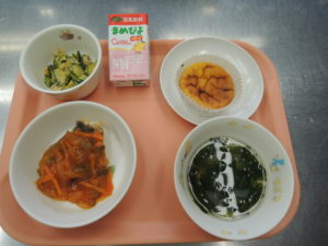 ８月２４日の給食