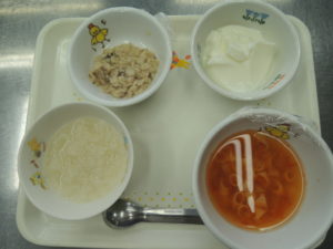 ９月８日の離乳食（中期）