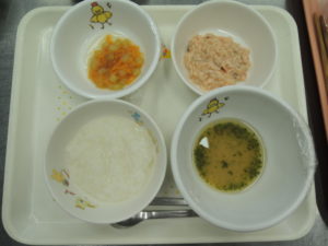 9月9日の離乳食(中期)