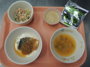 10月7日の給食